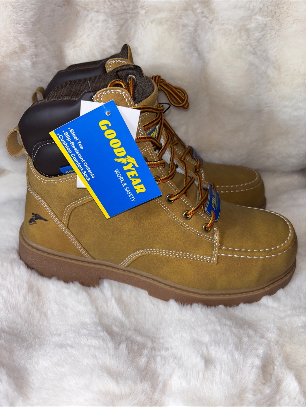 Goodyear safety boots and ready for hard work!